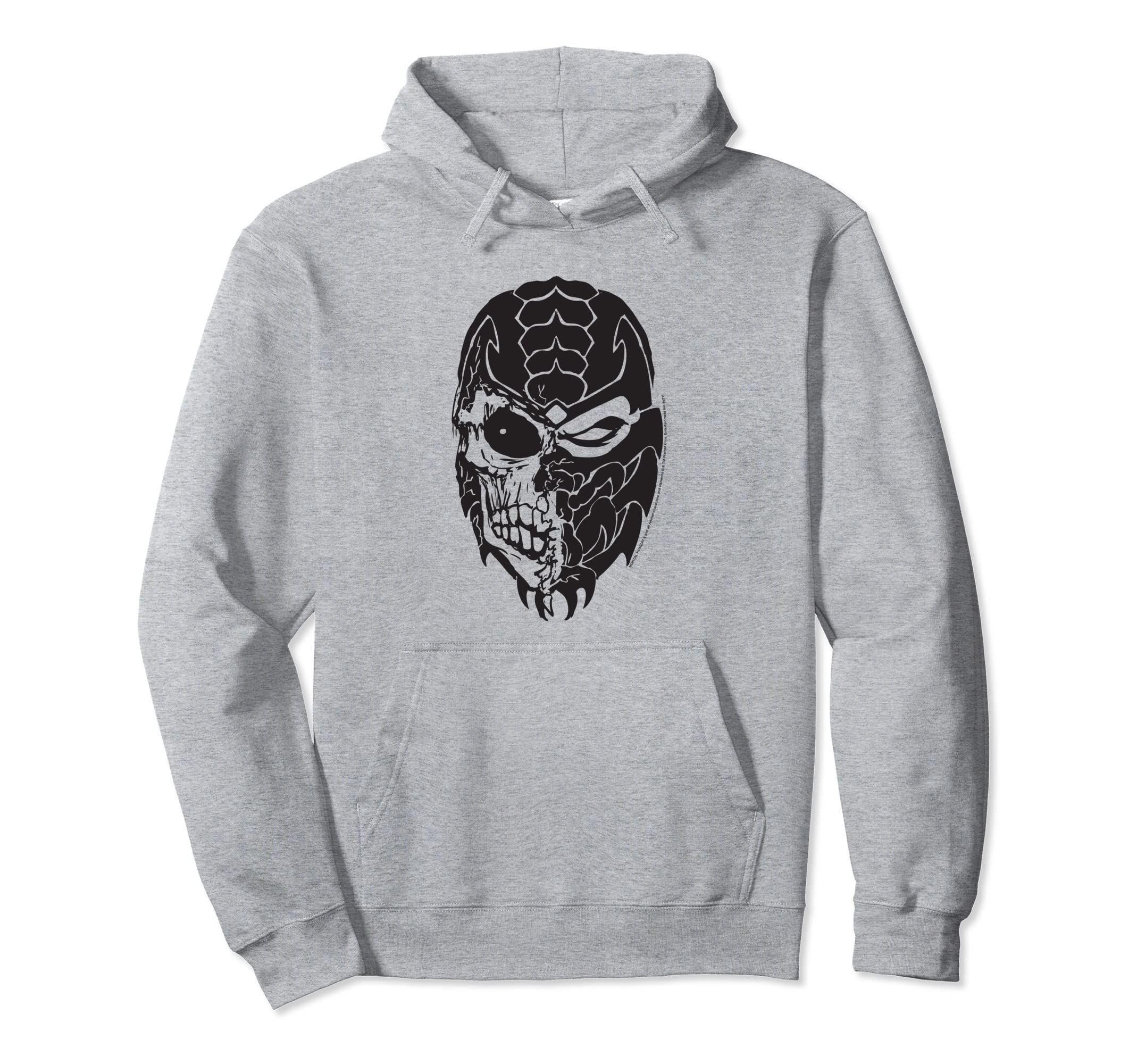 Mortal Kombat9 Scorpion Skull Icon Pullover Hoodie