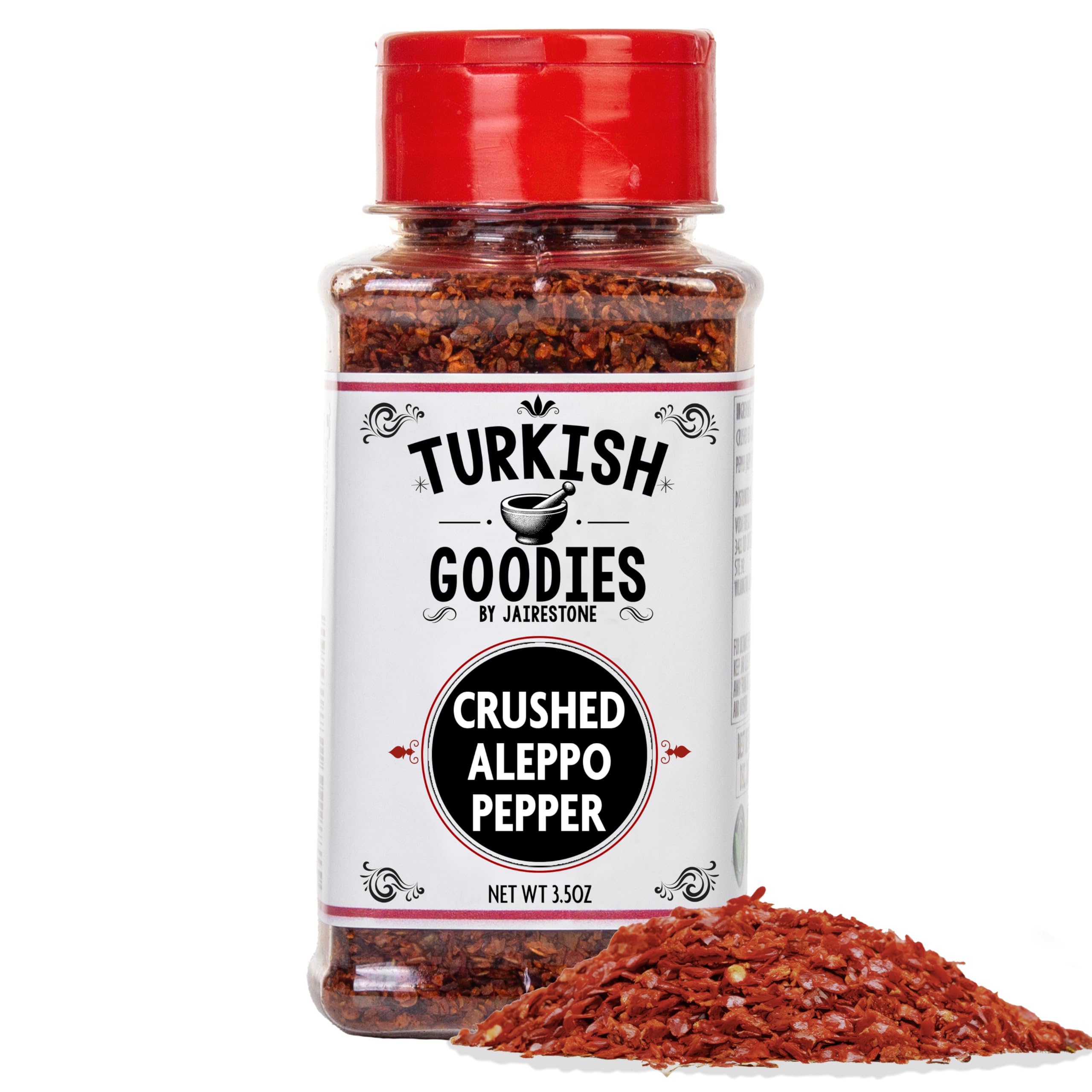 Turkish Goodies Aleppo Pepper Flakes (Pul Biber) | Authentic Pul Biber Turkish Spice | Fruity & Savory Seasoning | 4oz