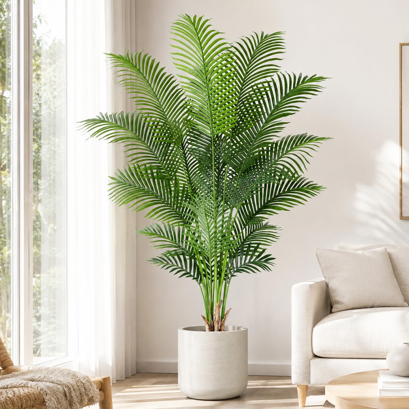 Sztuczna Palma Areca 180cm Fikus Plastikowy Roślina Dekoracyjna
