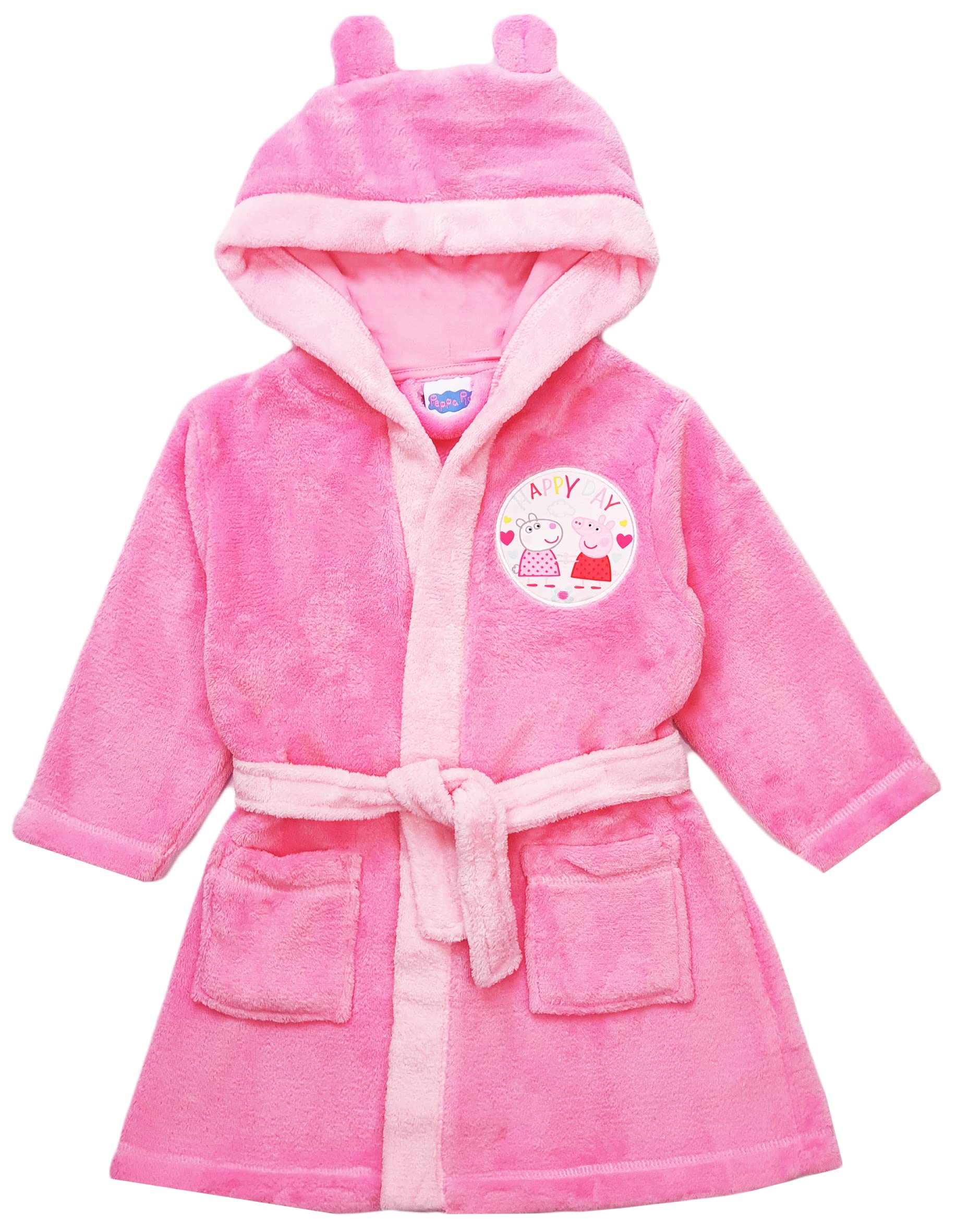 Girls Peppa Pig Dressing Gown Character Nightwear (3-4 Years, Peppa Pig - Dressing Gown)