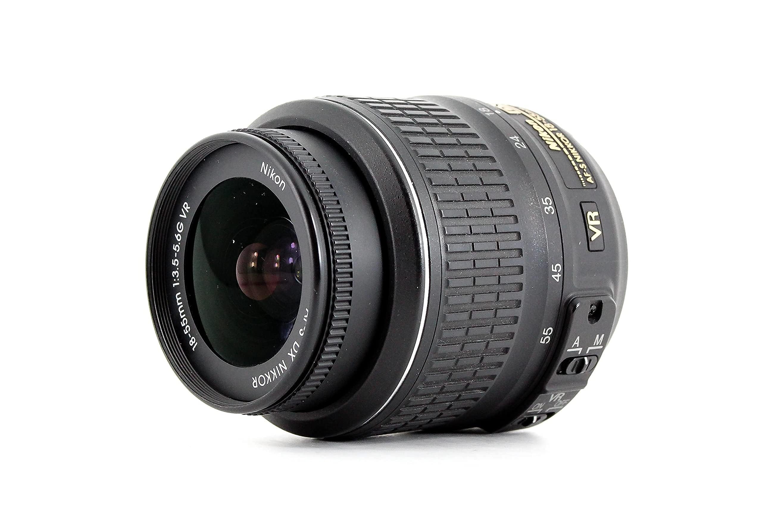 Nikon D3200 Appareil photo numérique Reflex 24.2 Kit + Objectif 18-55 mm VR + Objectif 55-300 mm VR Noir
