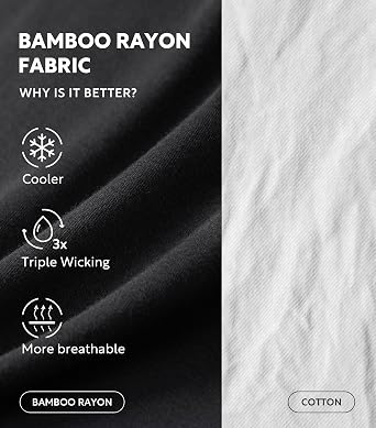 DAVID ARCHY Cloud-Soft Bamboo Rayon Mens Pajama Shorts Ultra-Cooling Sleep Shorts for Hot Sleepers, Breathable Lounge Wear