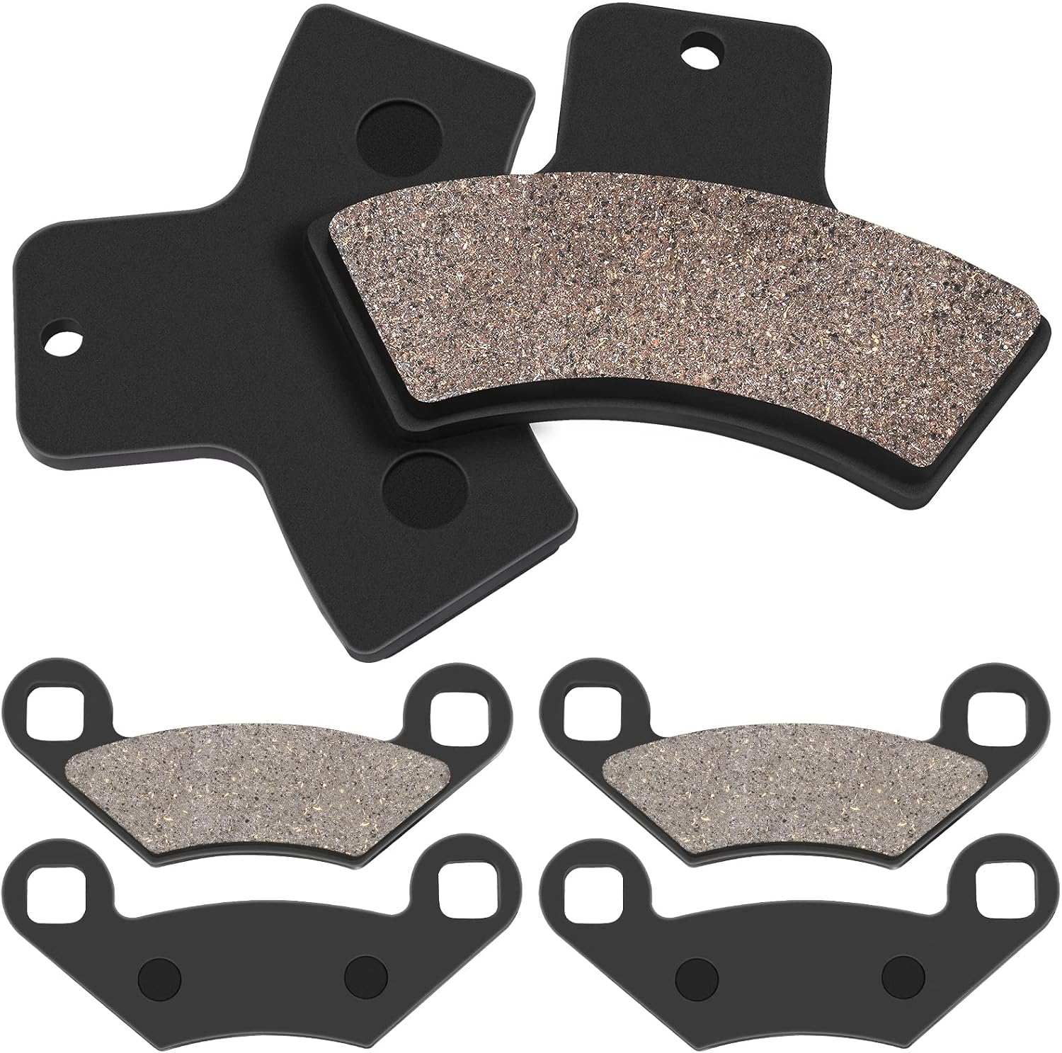 Road Passion Front & Rear Brake Pads for Polaris Sportsman 500 4x4 HO Scrambler 400 Trail Blazer 250 400 Magnum 325 500 Sport 400 Diesel 455 Xpedition 425 325 Trail Boss 325