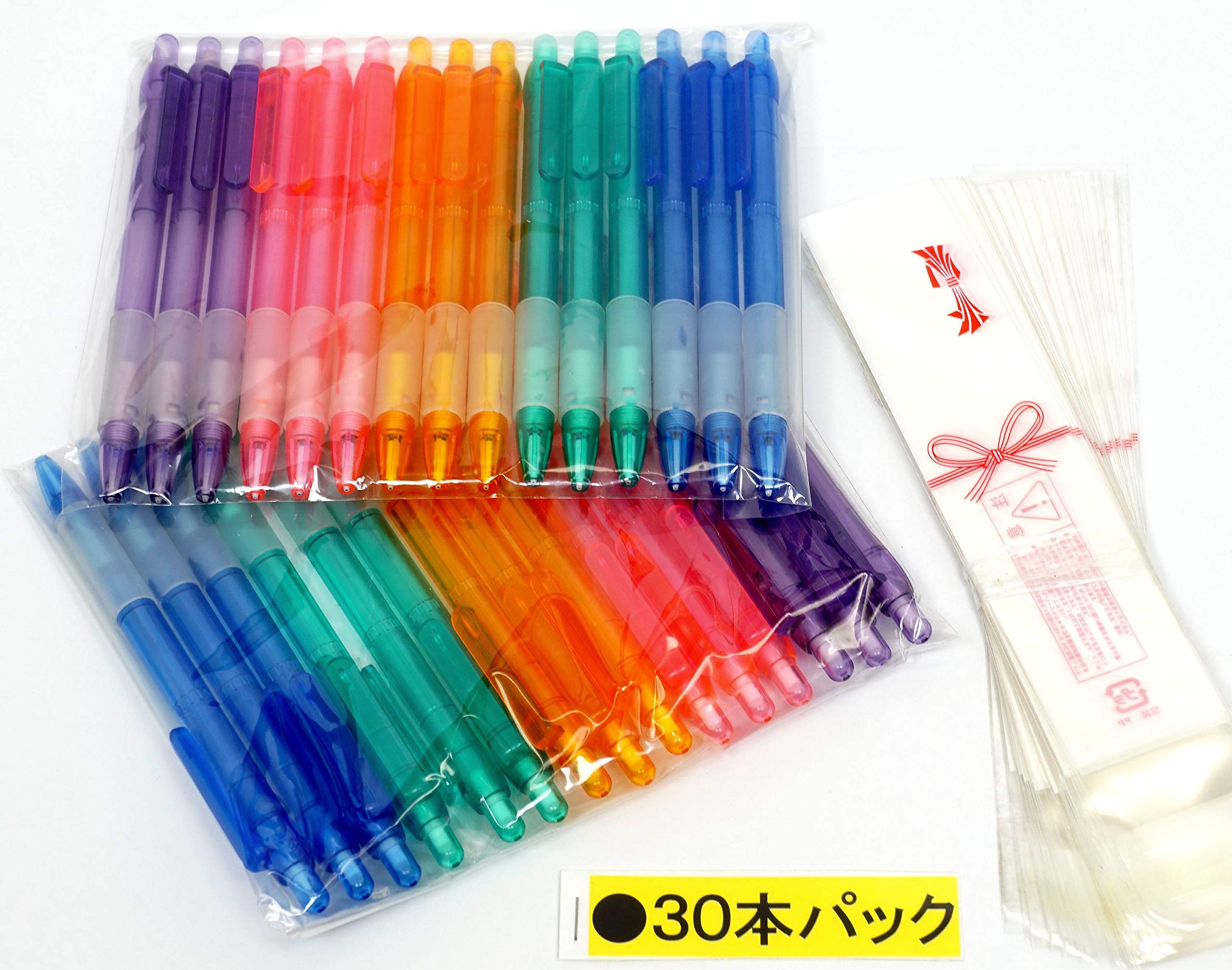 シャープペンシル 30本セット　バラ売り可 Amazon.co.jp: 日本製 スケルトンHS シャープペン 色混 30本パック V