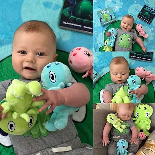 Miniatura 4 de C is for Cthulhu Peluche de bebé (azul, 6 pulgadas)