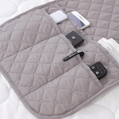 Miniatura 2 de Organizador de sillón para sofá, soporte de control remoto, antideslizante, impermeable, organizador de reposabrazos con 4 bolsillos, para sofá,