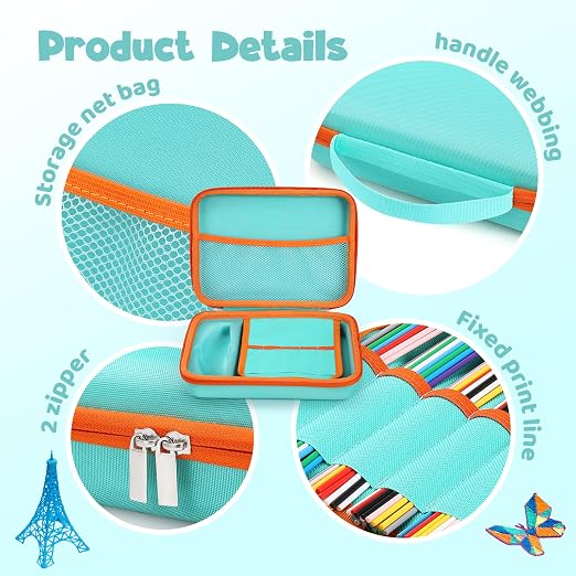Estuche rígido de almacenamiento para lápiz 3D 3Doodler Start+ 2023 miniatura 2