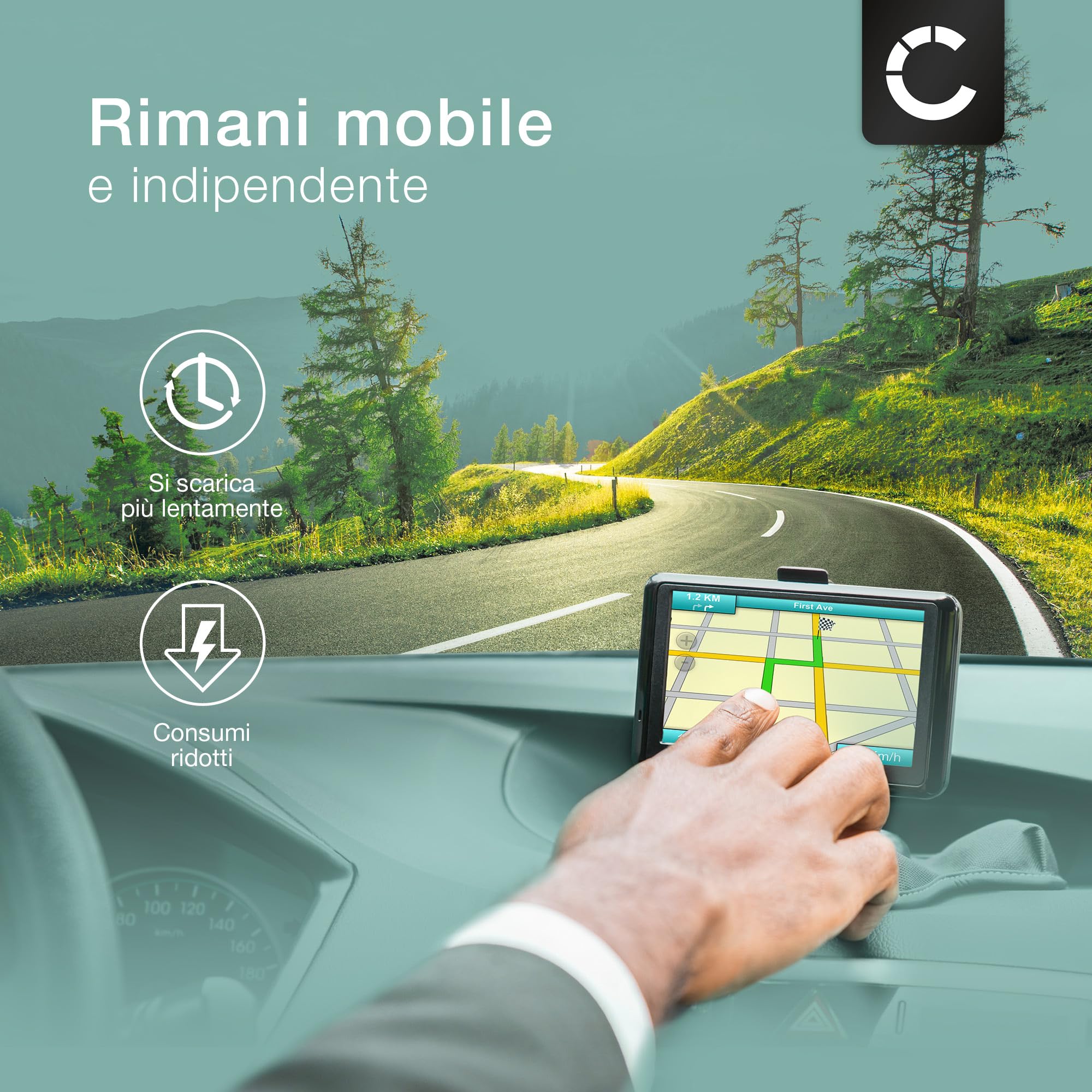 CELLONIC 1x Batteria per Navigatore GPS Compatibile con Polar V650, G484466P – (1400mAh, 3.7V) + Set di strumenti 17pz