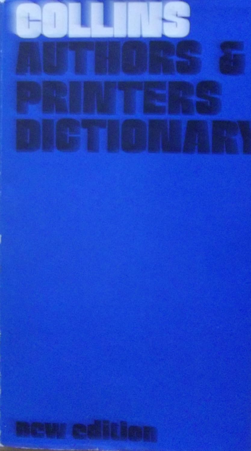 Amazon Authors' and Printers' Dictionary Collins, Frederick Howard