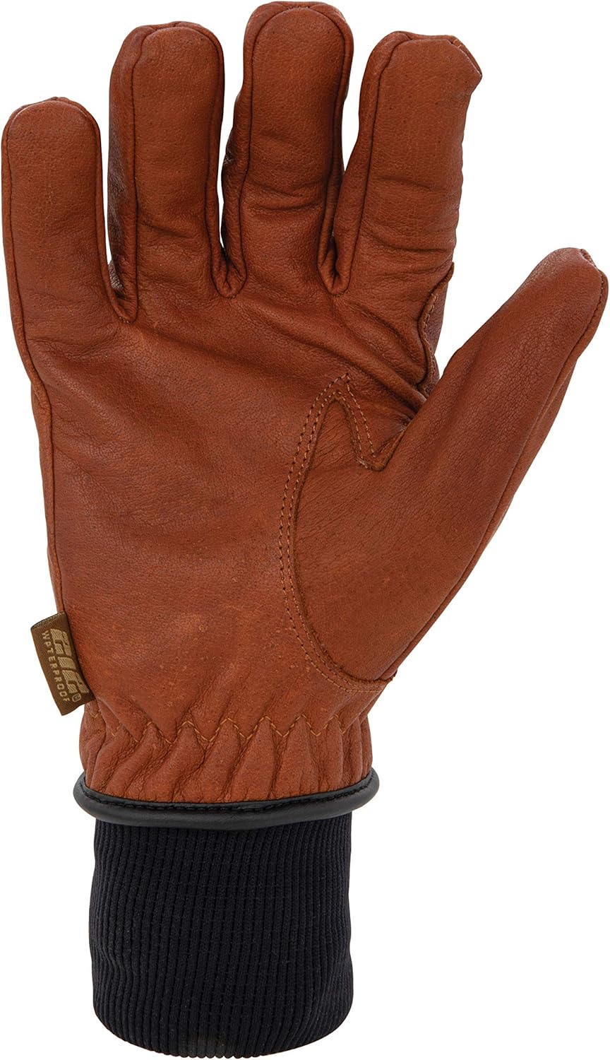 212 Performance Fleece-Lined Buffalo Leather Driver Warm Winter Work Gloves