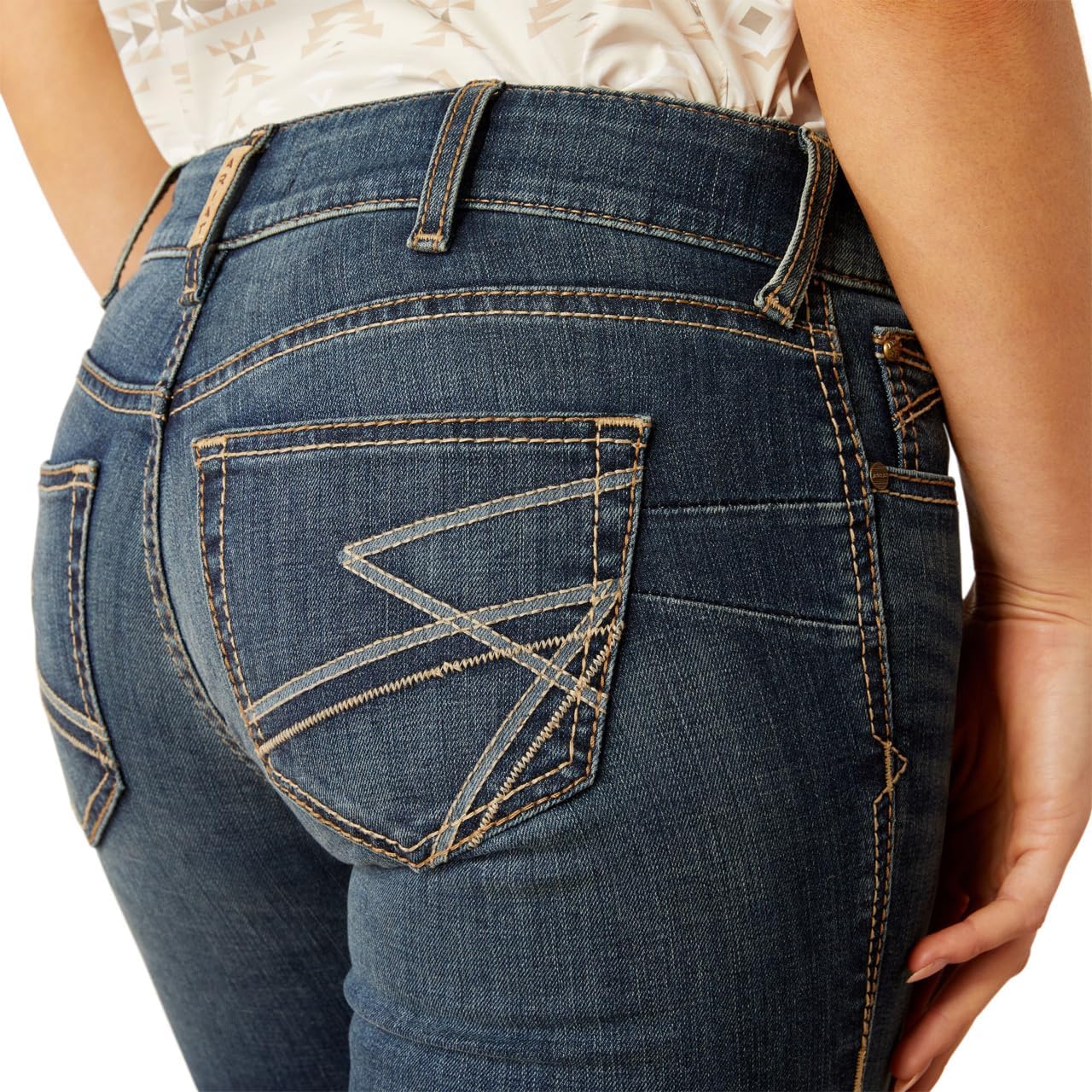 ARIAT Women's Mid Rise Sonia Boot Cut Jeans