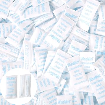 Wisesorb 0.25 Gram 3000 Pack Silica Gel Packets, Dessicant Packets, Silica Gel Packs, Moisture Absorbers for Food Storage, Food Safe Desiccant Dehumidifiers