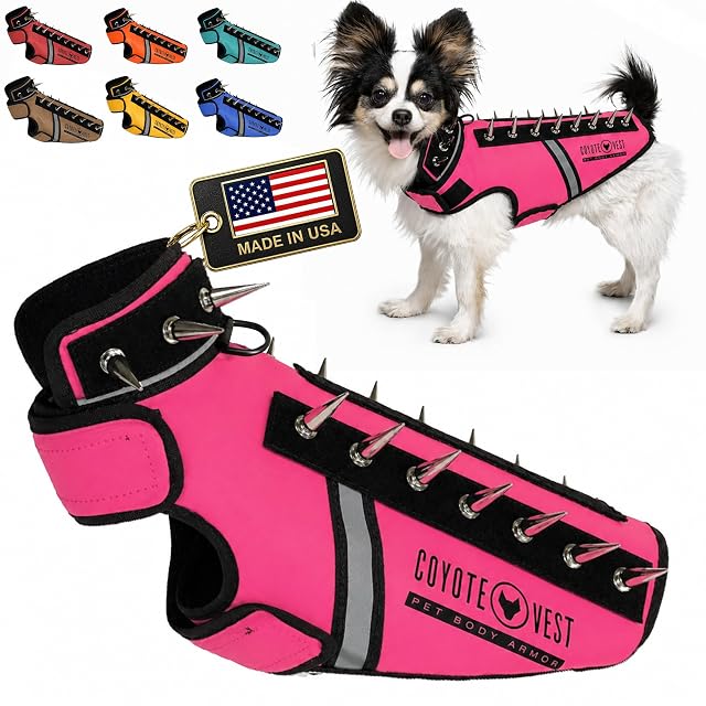 CoyoteVest SpikeVest Arnés para perros pequeños