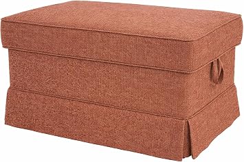 50% Thicker Ektorp Ottoman Cover Compatible with IKEA Footstool Slipcover