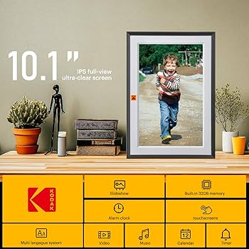 フォトフレーム KODAK Digital Photo Frame RCF-1018 Amazon.com : KODAK-10.1 inch WiFi Digital Picture Frame