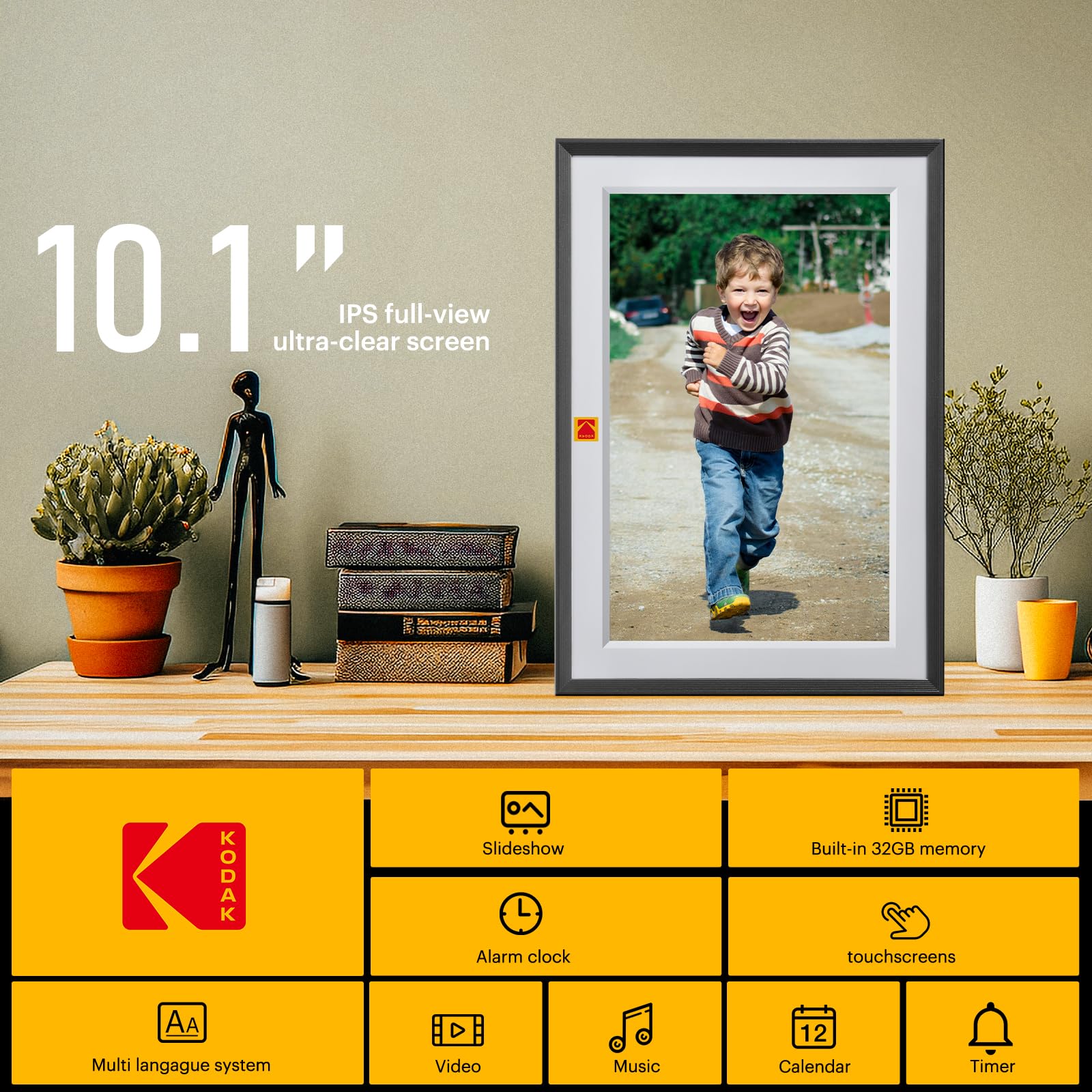 Amazon.com : KODAK-10.1 inch WiFi Digital Picture Frame
