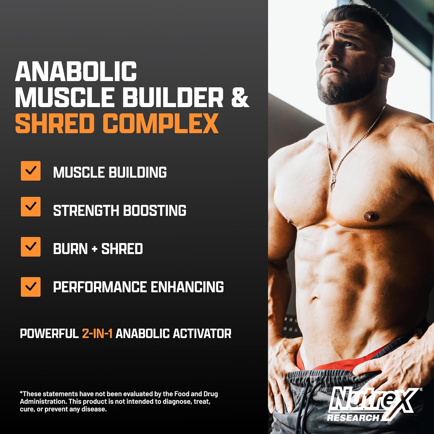 Nutrex Research Anabol Ripped: Suplemento Anabólico para Construção ...