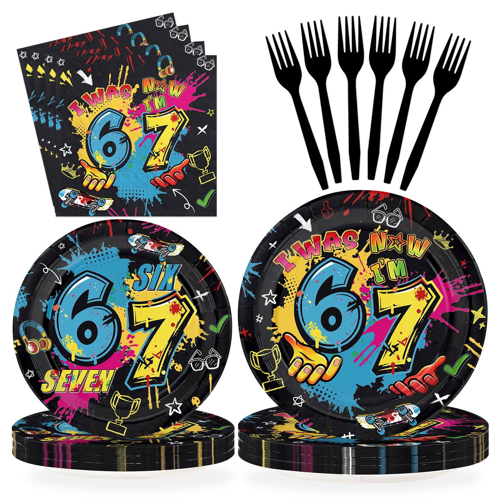 Banana Birthday Party Plates - 96 Pack -26