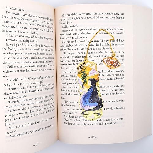 Miniatura 5 de BLBMH Bonitos marcadores de metal, bonitos regalos de cumpleaños, marcadores de libros de anime para mujeres y niñas, amantes de los libros chinos,