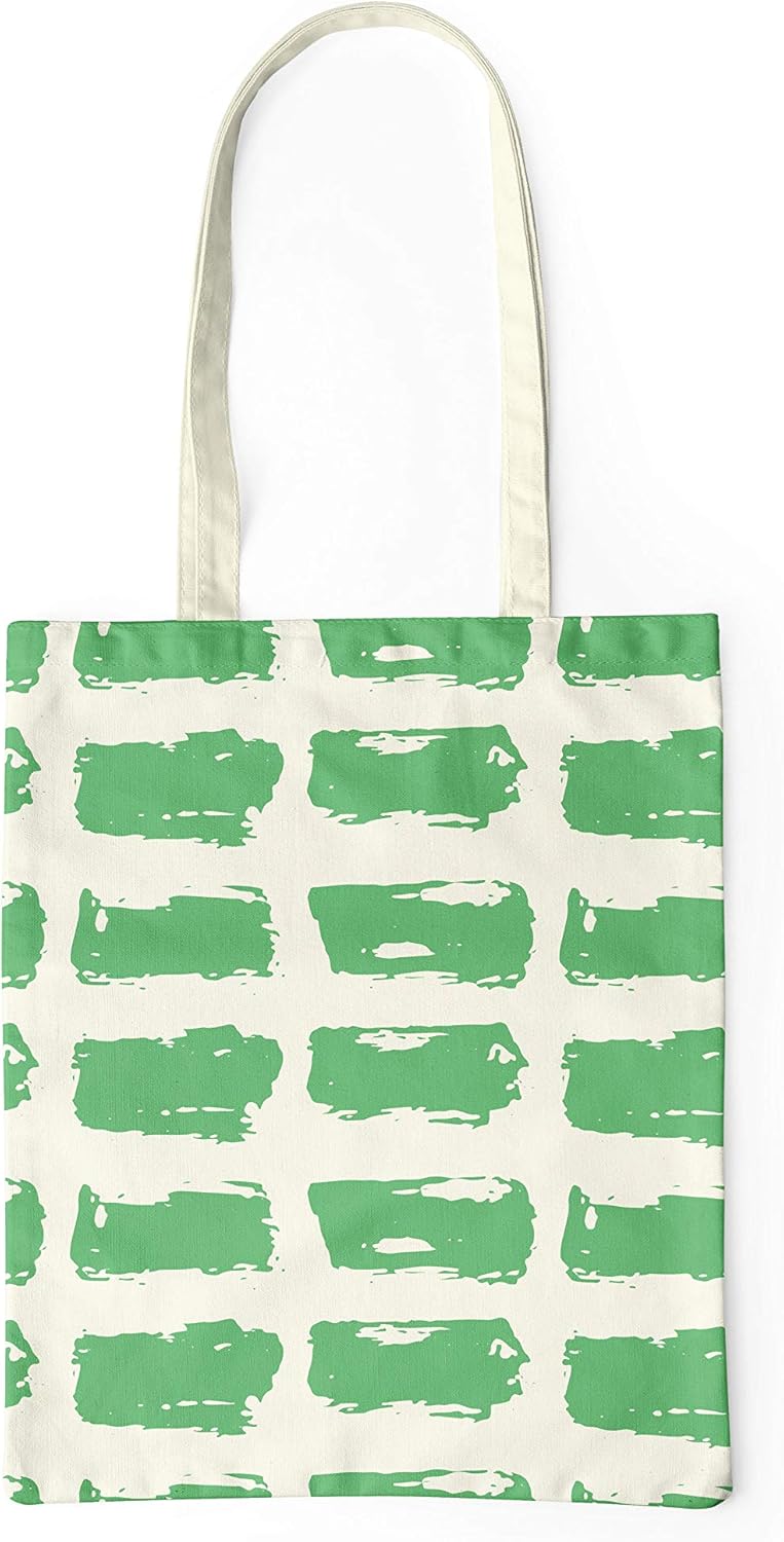 Printed Tote Bag, Reusable Grocery Bag, Shopping Bag, Machine Washable, Foldable, Canvas Cloth Bag with Handles, Size: 34x40 cm