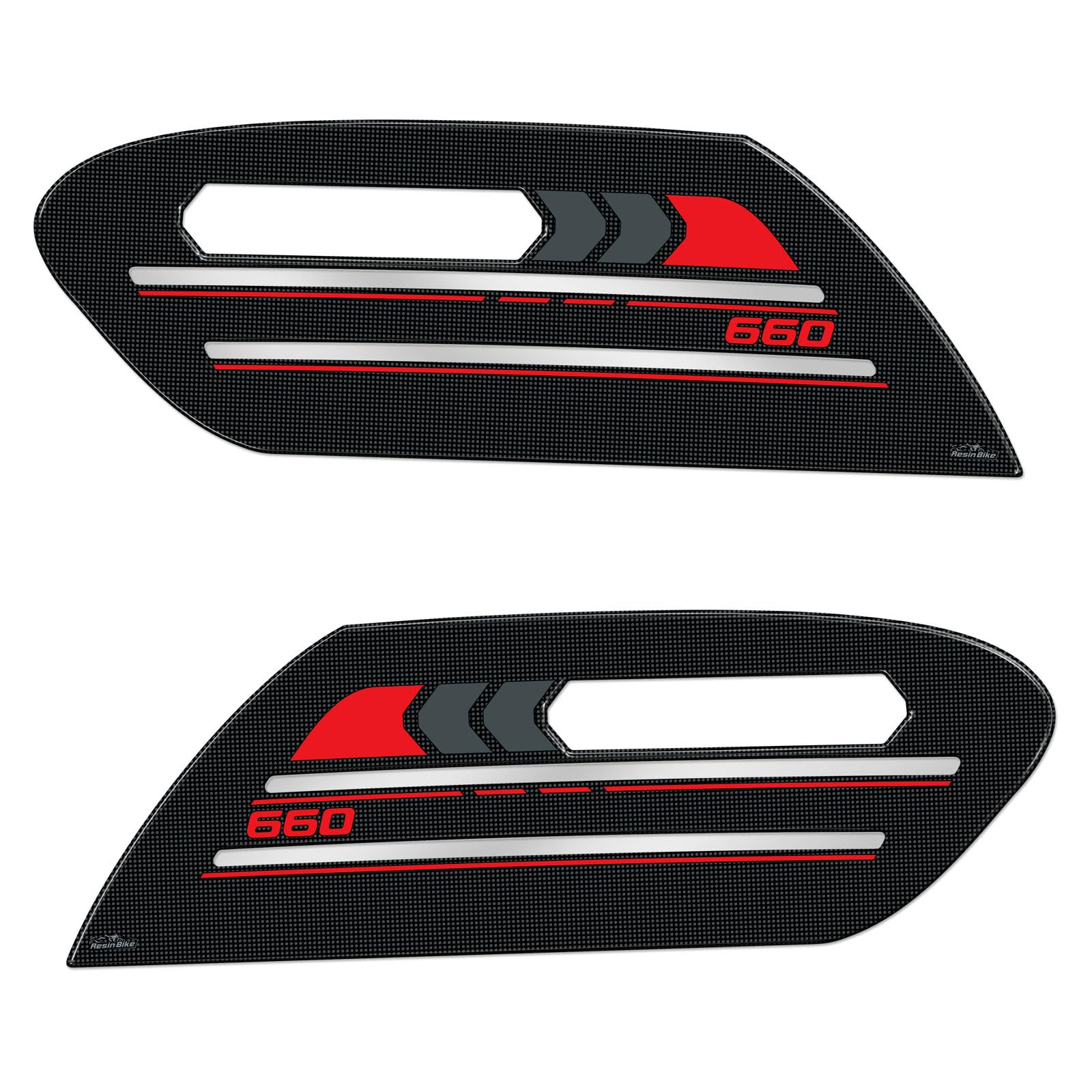 Autocollant 3D Résine Pour Triumph Trident 660 (2021-2025) - Protection Bouchon Réservoir - Fabriqué En Italie