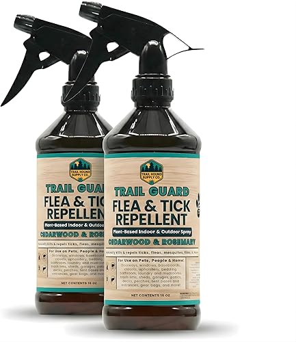 Miniatura 11 de Trail Guard - Aerosol natural extra fuerte para insectos, pulgas y garrapatas para perros, gatos, personas y hogar, repelente de insectos