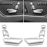 Vista 1 de Jaronx Compatible con tapa de botón de ajuste de asiento de puerta de Mercedes Benz, tapas de botón de ajuste de asiento para clase B W246, Clase C