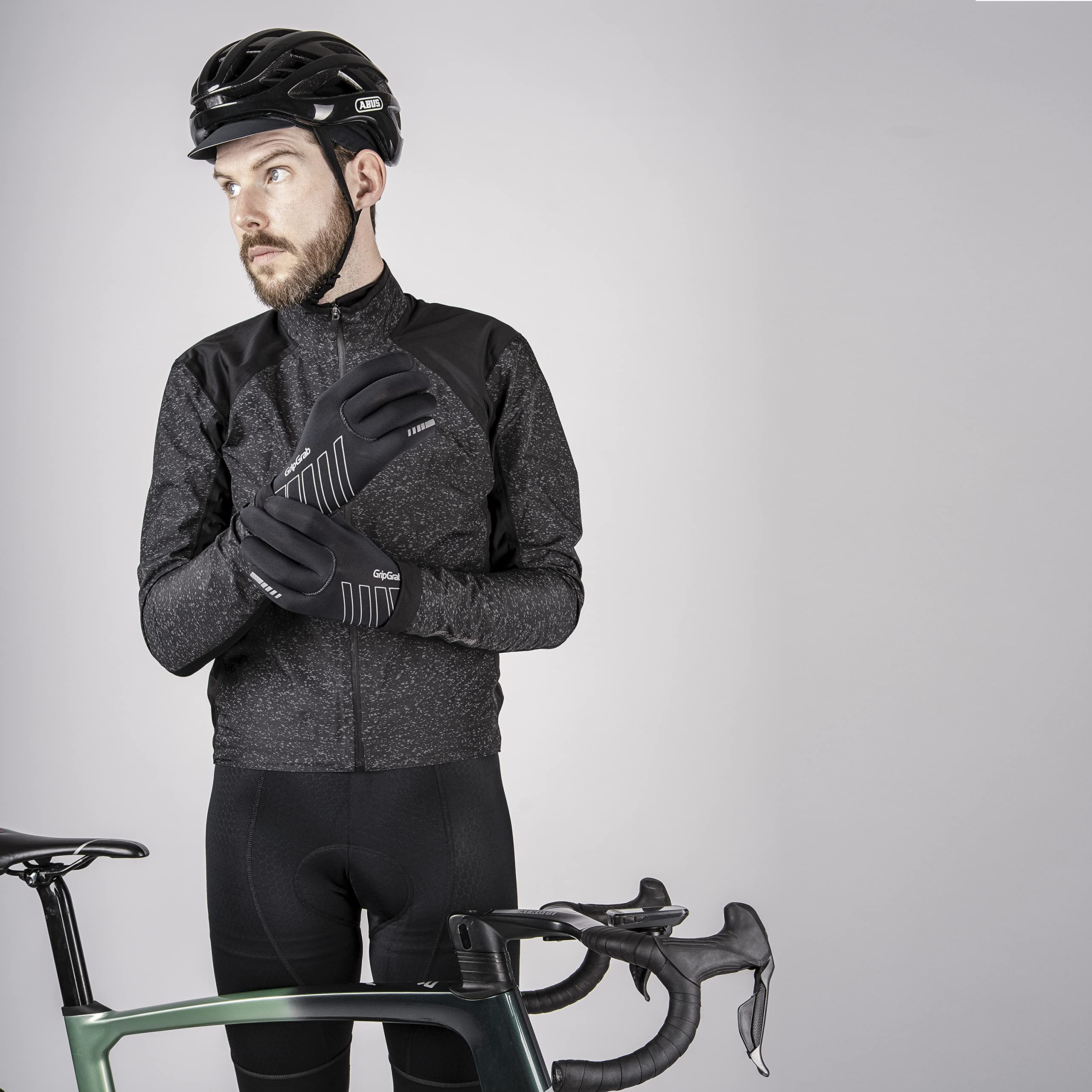 GripGrab AquaShield czapka rowerowa, wodoszczelna i wiatroszczelna, pod kaskiem | Podkask przeciwdeszczowy do jazdy na rowerze – słup wody 10 000 mm, oddychający, opaska przeciwpotowa, 2 rozmiary, odblaskowa