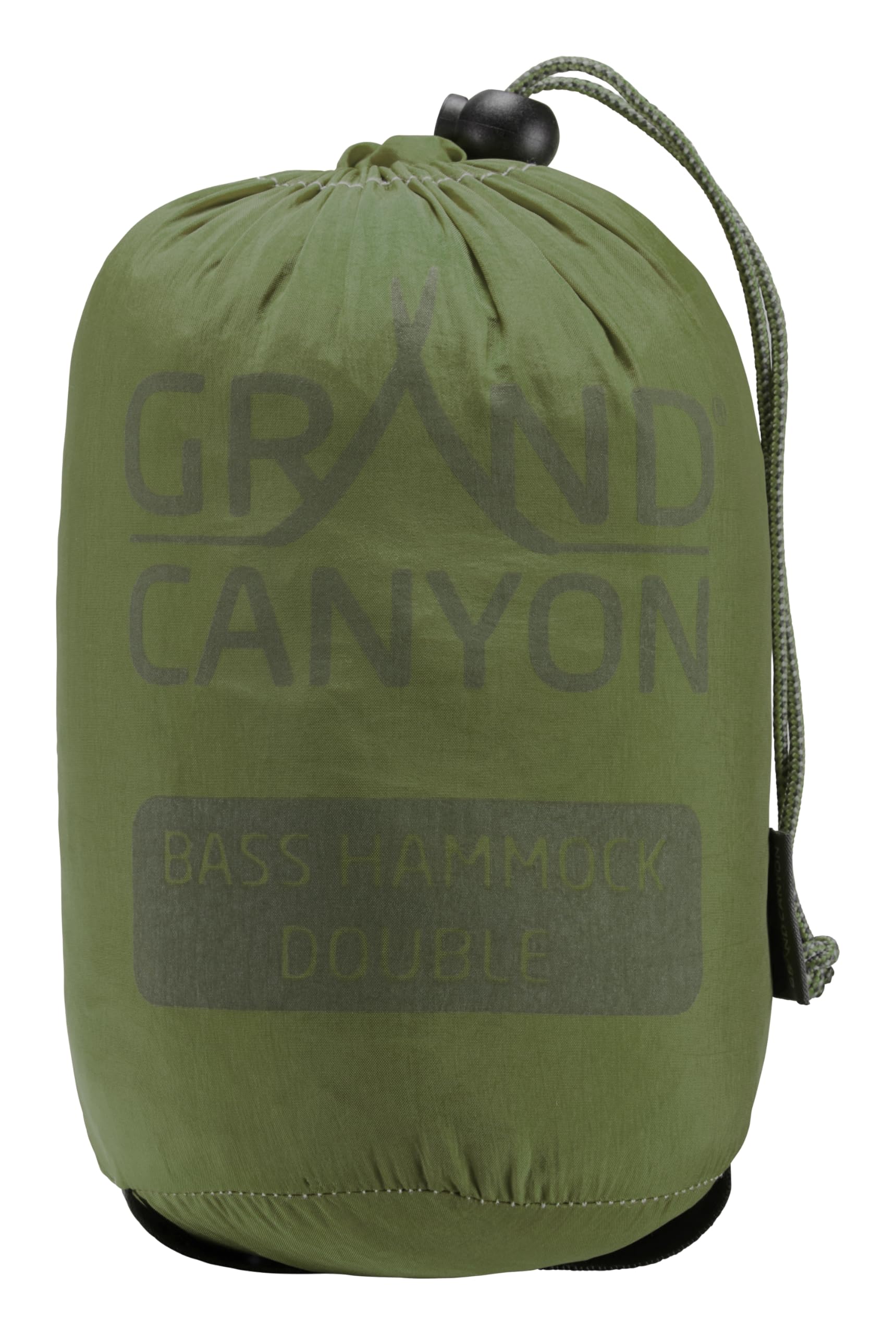 GRAND CANYON Bass Hammock Double – Hamac 2 Personnes – 180 kg – 320 x 230 cm – 890 g – Karabiner Gurte Inklusive