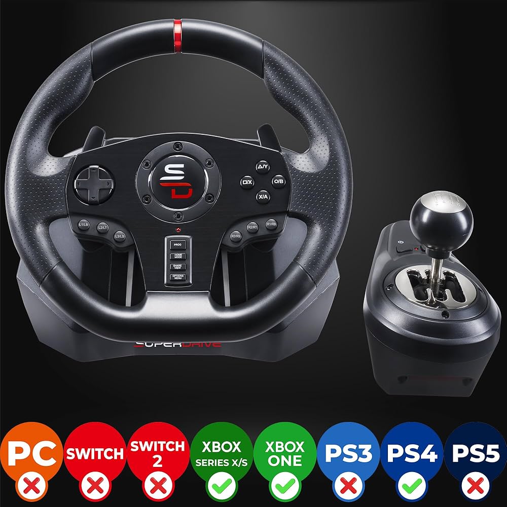 Amazon.com: SUBSONIC – Superdrive GS850-X Steering Wheel
