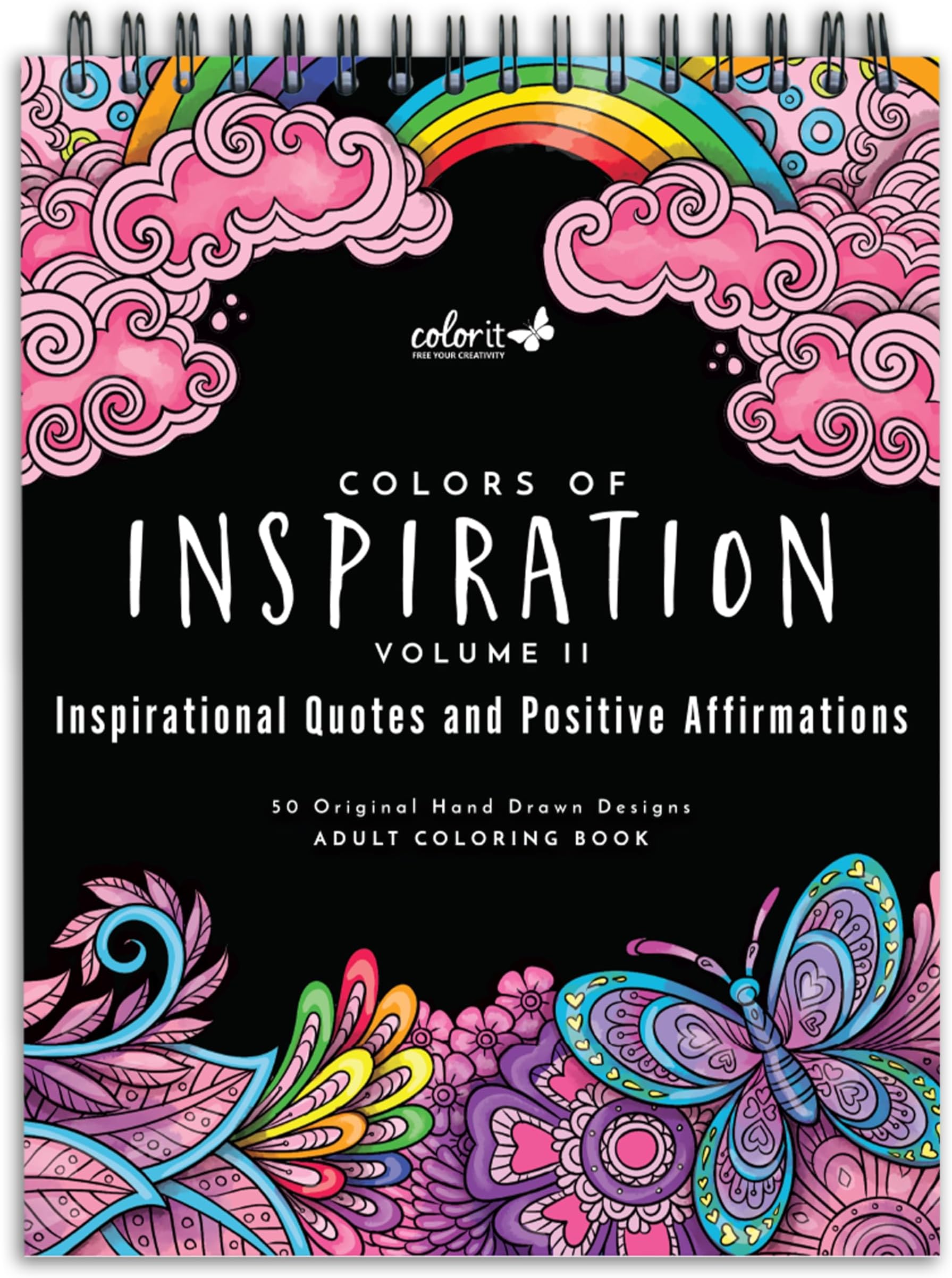 ColorIt Colors of Inspiration Volume II Adult Coloring Book