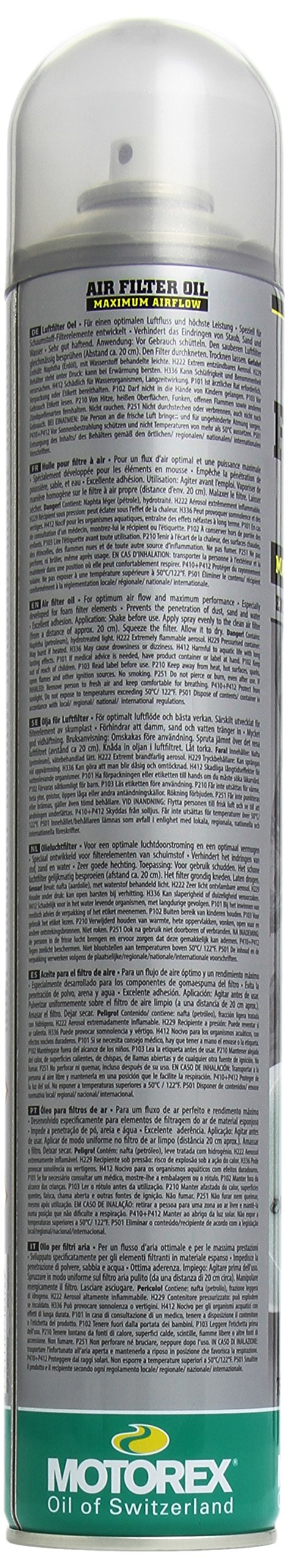 Motorex 302285, Filtro Aria Olio 655, Spray 0,75 l