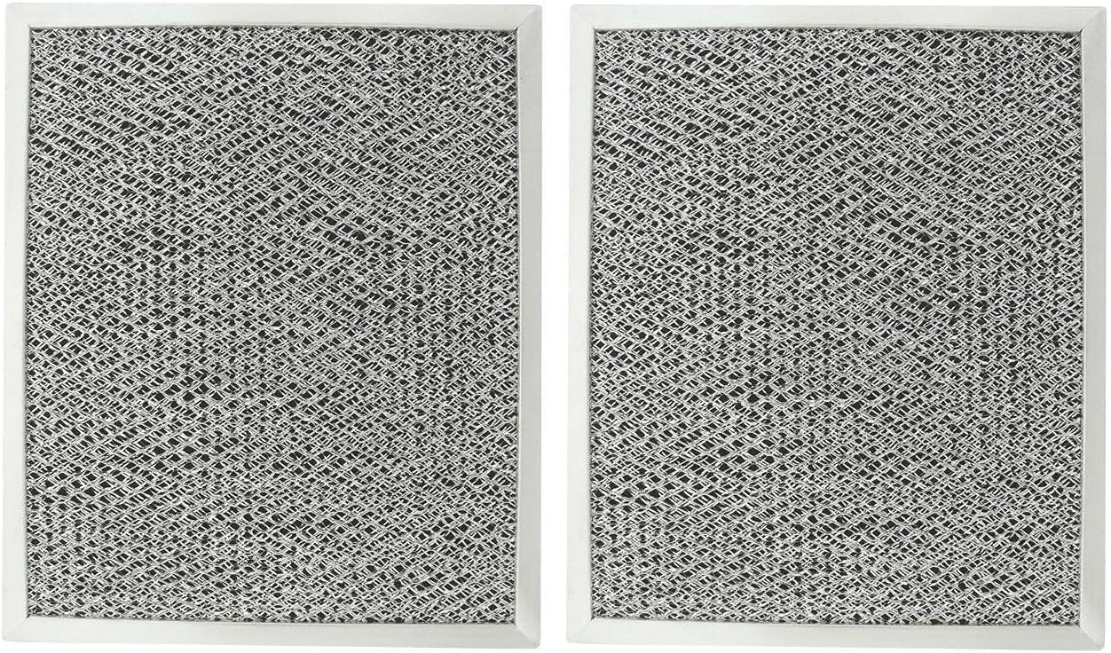 Replacement Compatible with (2) Compatible for GE WB02X10700 Replacement Carbon Grease Range Hood Filters