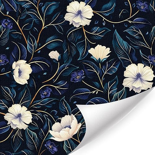 Miniatura 25 de HLNIUC Papel pintado vintage beige de hongos autoadhesivo de 17”x118” de estilo boho con mariposas y polillas, papel de contacto de bosque Hongos