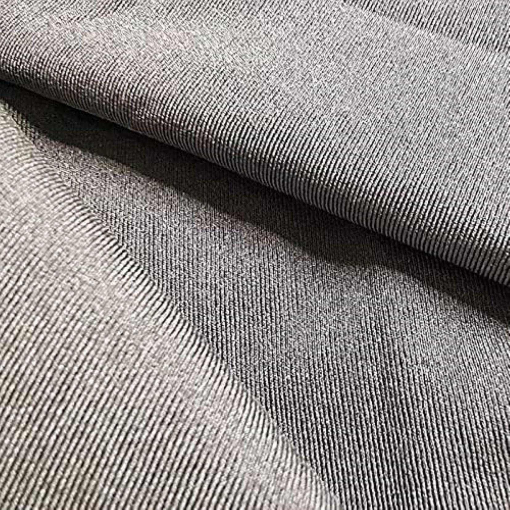 Tela de Fibra de Plata 150 cm / 59in Ancho, Material de protección EMF de radiación Bloqueador EMF, Traje de Tela Faraday para Jaula de blindaje