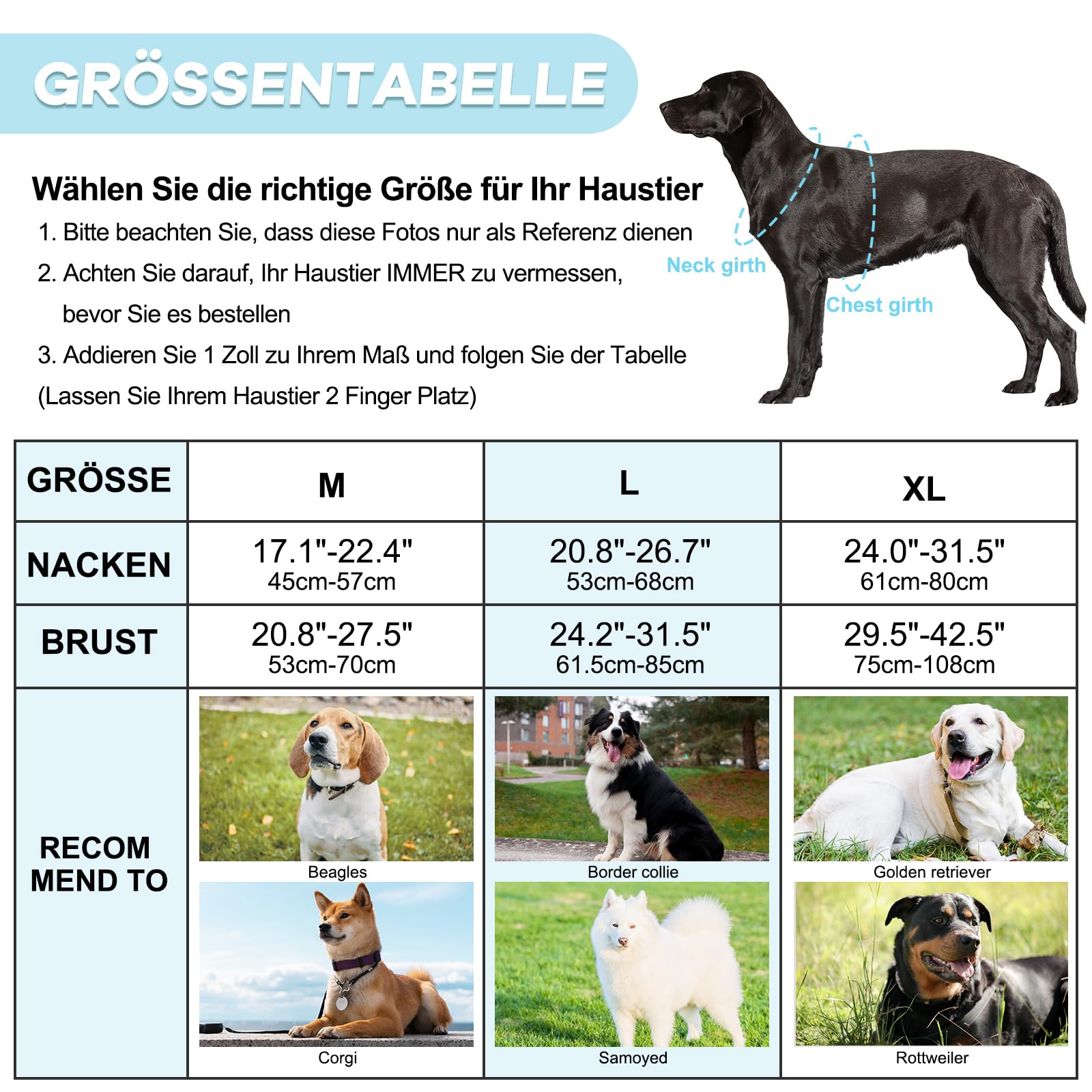 KOSKILL LED Hundegeschirr – Wiederaufladbar & Reflektierend Für Sichere Nachtspaziergänge