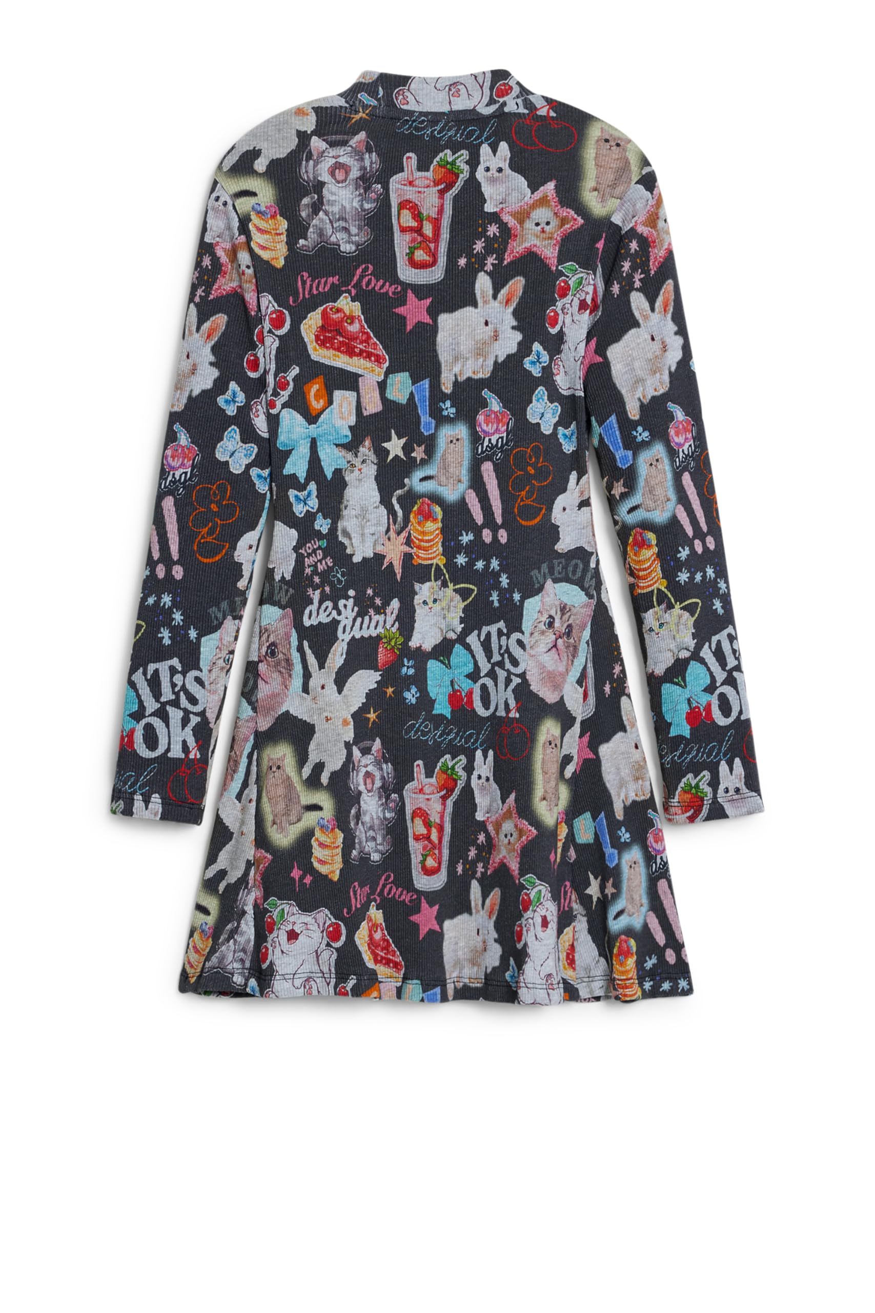 Desigual 25wgvk06 Dress Bambine e Ragazze