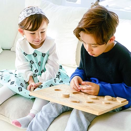 Miniatura 6 de BLUE GINKGO Tabla de modelo del sistema solar (coreano)  Juguetes Montessori STEM de ciencia de madera para niños de 3 a 8 años con planetas