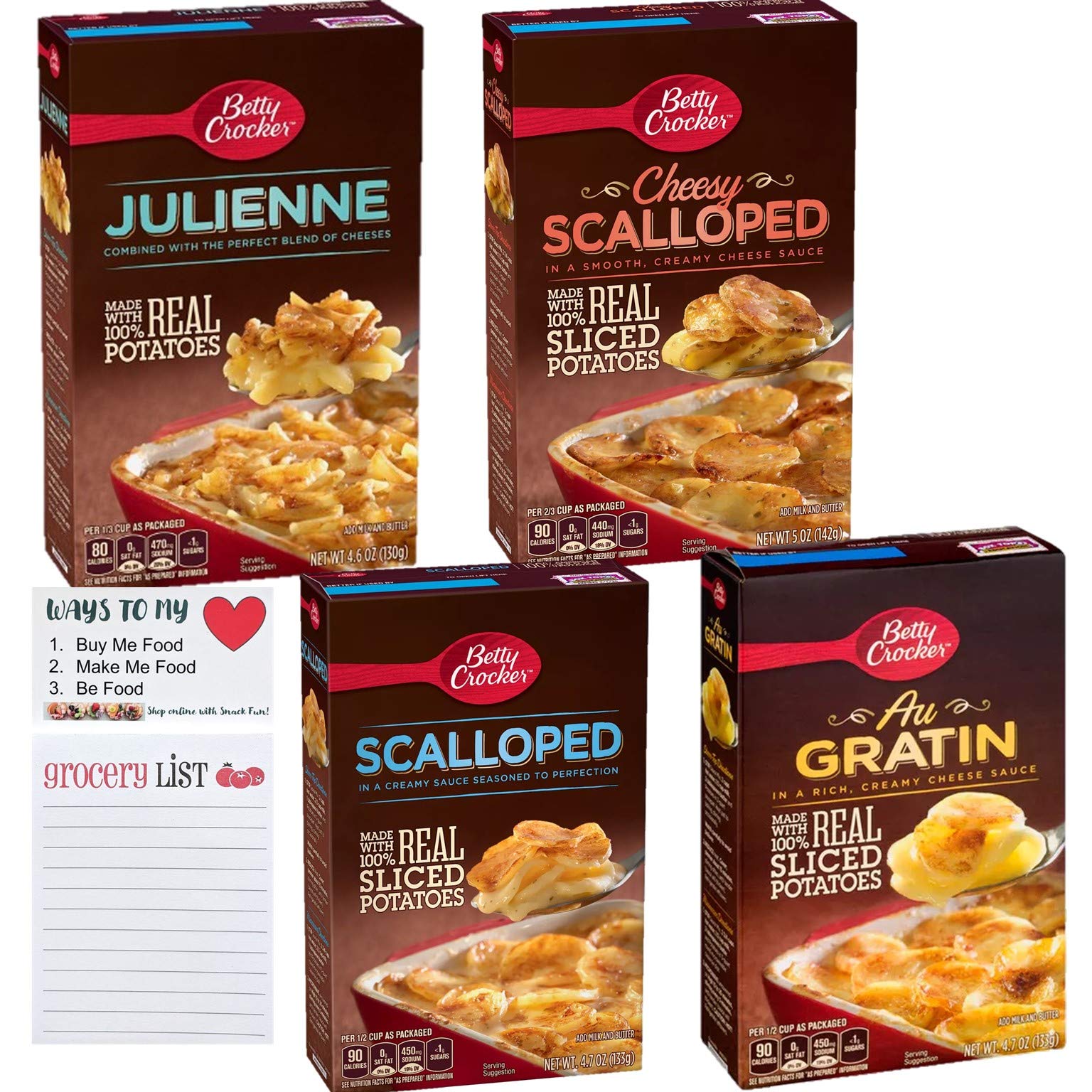 Buy Potato Side Dish Variety Pack Bundle of 4 Flavors Betty Crocker Au