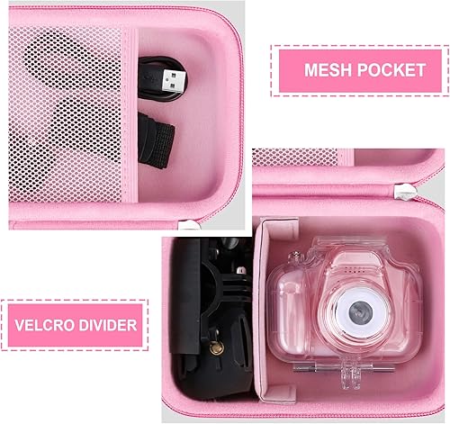 Miniatura 4 de Funda de transporte compatible con Agoigopara Secktonpara Goopowpara Miiulodipara cámara digital impermeable Yoophane, soporte de almacenamiento