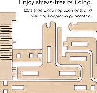 Vista 4 de Intrism Pro - Rompecabezas 3D de madera desafiante y laberinto de mármol para adultos/adolescentes, kit de manualidades de madera de bricolaje