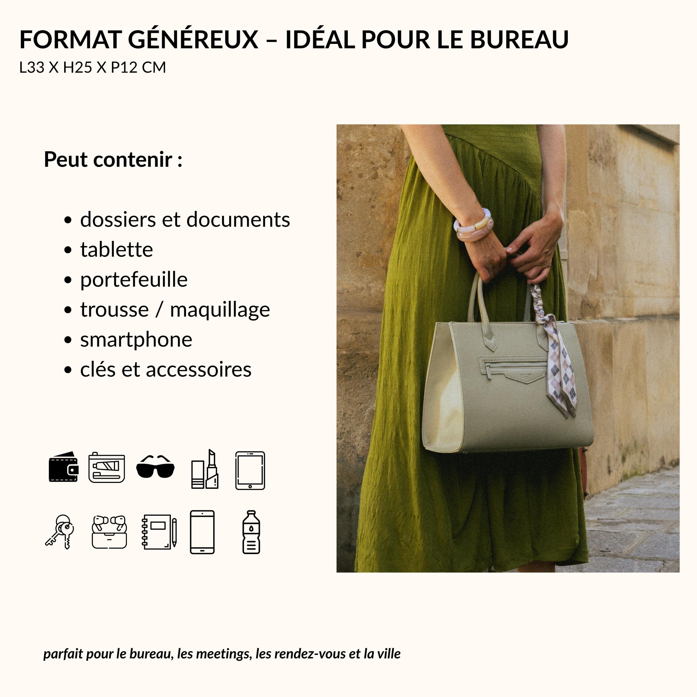 David Jones – Bolso de mano para mujer de piel sintética – Bolso de mano grande – Gran capacidad – Doble bolsillo lateral – Trabajo Oficina Ciudad Chic Clásico Elegante
