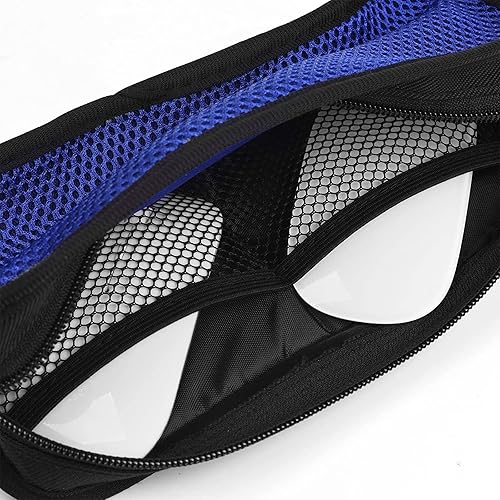 Miniatura 5 de Funda para cargadores de laptop, organizador de artículos electrónicos con cremallera, bolsa de almacenamiento de malla para adaptador de laptop,