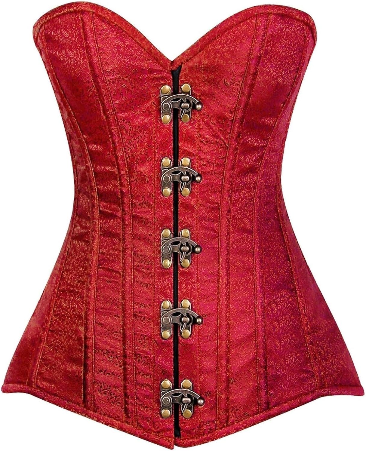 Daisy Corsets Women's Top Drawer Brocade Steel Boned Corset W/Clasp Closure