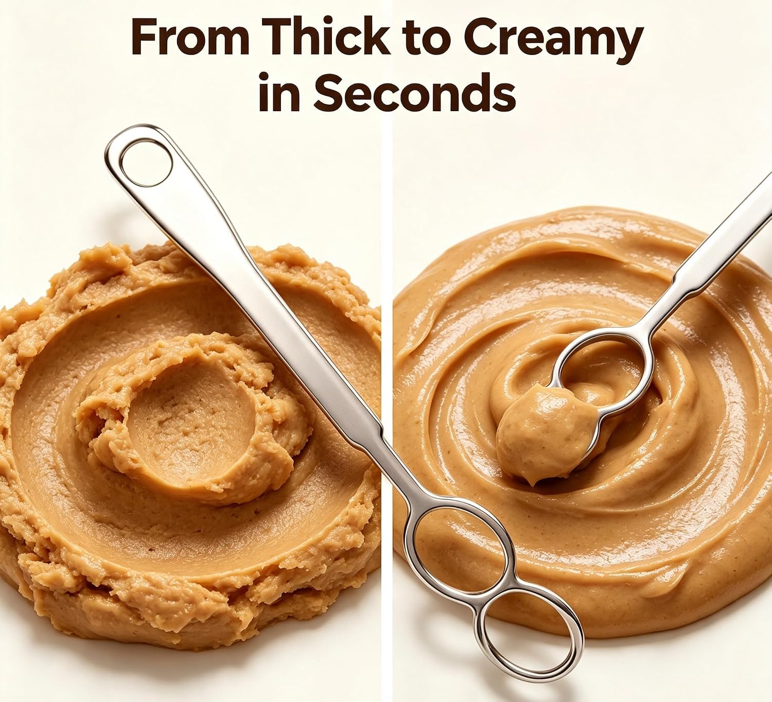 Stainless Steel Peanut Butter Stirrer, Peanut Butter Mixing Tool