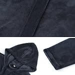 Coiffée Herringbone Boy's Fleece Soft Spa Kimono Long Robe, Enfants Comfy Vêtements de nuit Peignoir