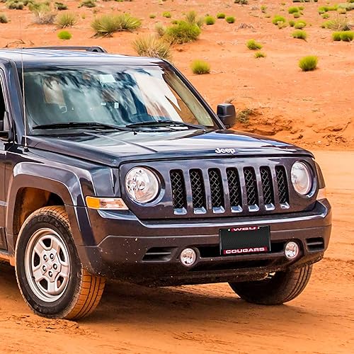 Miniatura 59 de Rico Industries NCAA Black Laser Cut Chrome Frame 12" x 6" Black Laser Cut Chrome Frame - Car/Truck/SUV Automobile Accessory