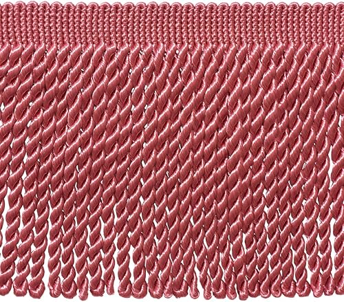 Miniatura 4 de Colección Basic Solid de 6 pulgadas (5.9 in) con flecos de lingotes satinados tradicionales (estilo # BFS6) blanco puro #A1 (blanco brillante)