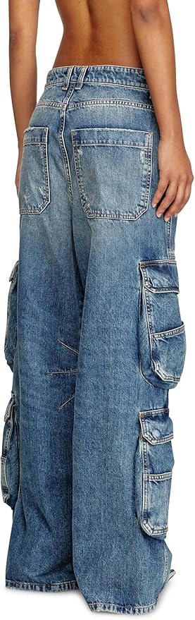 Amazon | [Diesel] [ディーゼル] レディース デニム カーゴ
