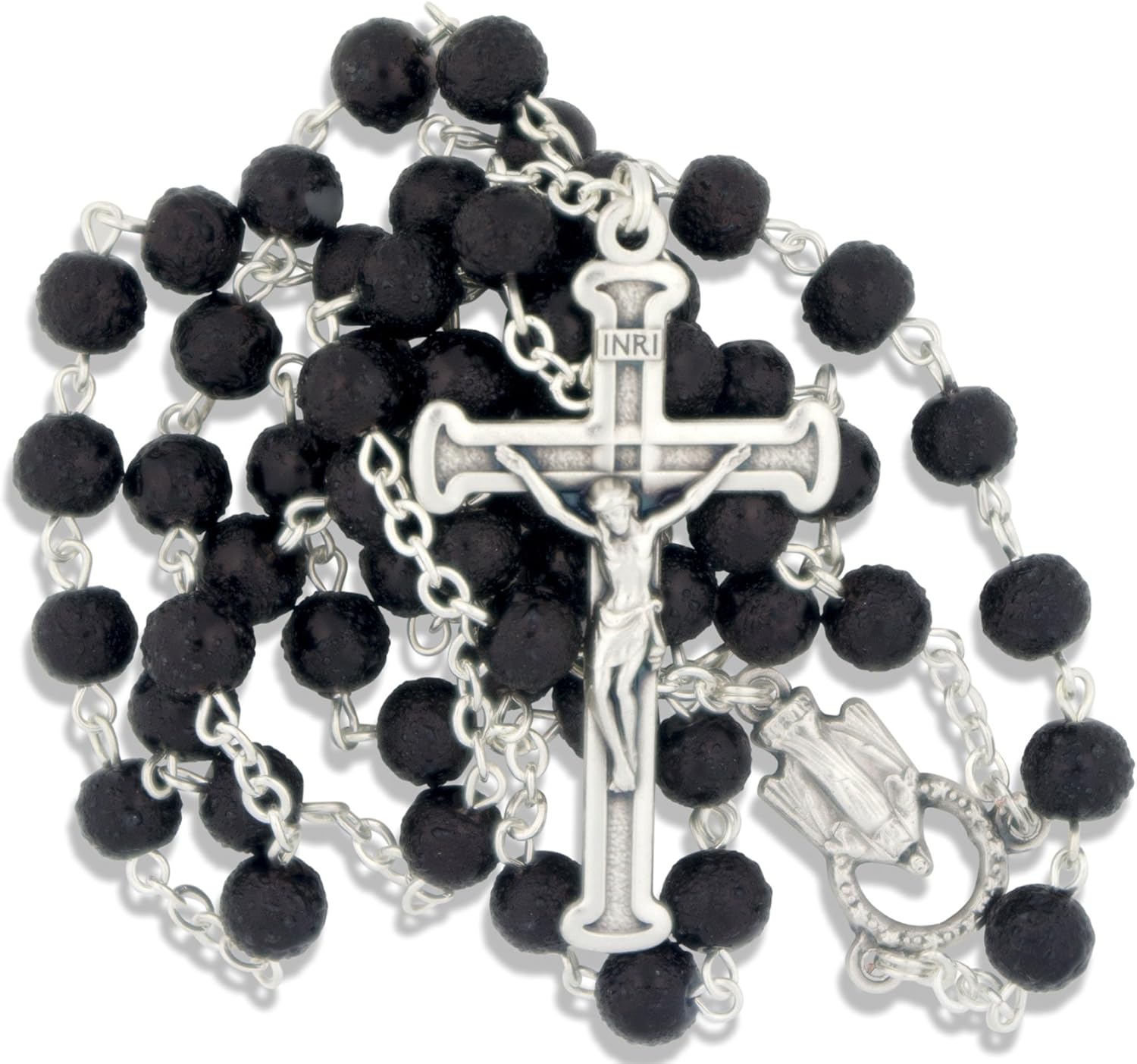 Colorful Rosary with Textured Beads - Image 5